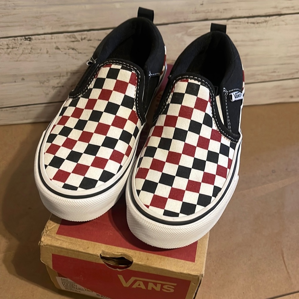 Vans - Asher Little Kids Slip On Skate Shoes (Size 13.0 Y)
